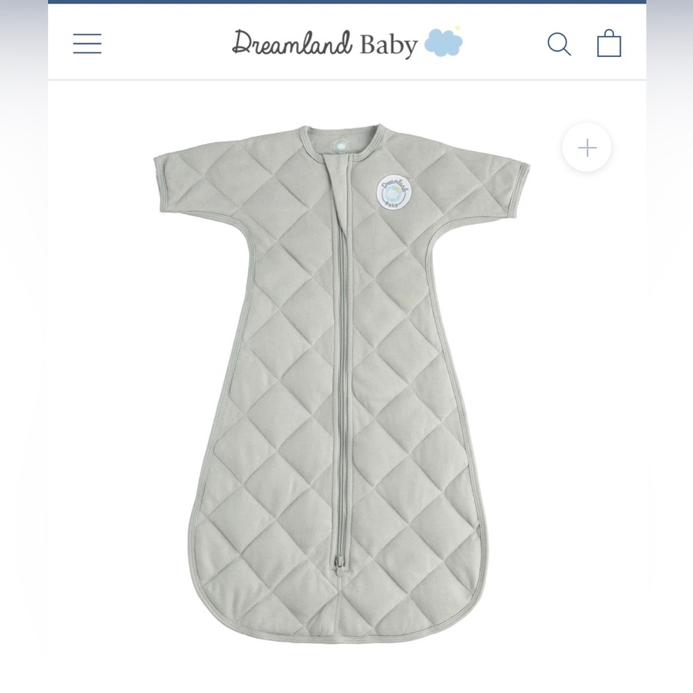 DREAMLAND BABY TRANSITION SWADDLE. MOON GREY